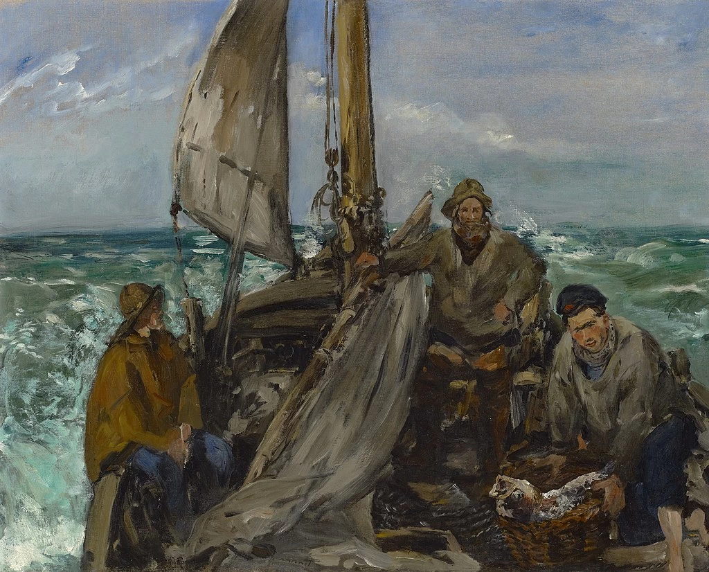 129-Édouard Manet, I lavoratori del mare-Museum of Fine Arts, Houston  
